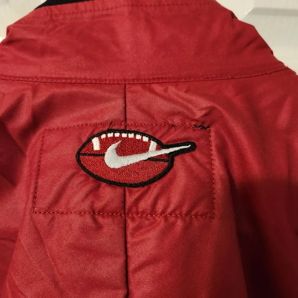 Vintage 90s Nike Team Sports Alabama Crimson Tide Windbreaker Jacket Mens Medium